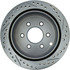 227.42087R by CENTRIC - Select Sport Drilled & Slotted Rotor, Right