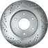 227.42090L by CENTRIC - Select Sport Drilled & Slotted Rotor, Left