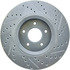227.42092R by CENTRIC - Select Sport Drilled & Slotted Rotor, Right