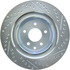 227.42093R by CENTRIC - Select Sport Drilled & Slotted Rotor, Right