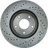 227.42096L by CENTRIC - Select Sport Drilled & Slotted Rotor, Left