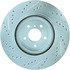 227.42100L by CENTRIC - Select Sport Drilled & Slotted Rotor, Left