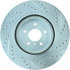 227.42100R by CENTRIC - Select Sport Drilled & Slotted Rotor, Right