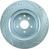 227.42101R by CENTRIC - Select Sport Drilled & Slotted Rotor, Right