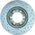 227.43013R by CENTRIC - Select Sport Drilled & Slotted Rotor, Right