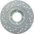 227.44004L by CENTRIC - Select Sport Drilled & Slotted Rotor, Left