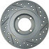 227.44004R by CENTRIC - Select Sport Drilled & Slotted Rotor, Right
