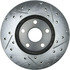 227.44064R by CENTRIC - Select Sport Drilled & Slotted Rotor, Right