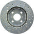 Centric 227.44077L Disc Brake Rotor Select Sport Drilled & Slotted Rotor, Left