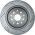 227.44090R by CENTRIC - Select Sport Drilled & Slotted Rotor, Right