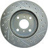 227.44092R by CENTRIC - Select Sport Drilled & Slotted Rotor, Right
