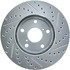 227.44121R by CENTRIC - Select Sport Drilled & Slotted Rotor, Right