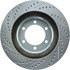 227.44127L by CENTRIC - Select Sport Drilled & Slotted Rotor, Left