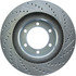 227.44127R by CENTRIC - Select Sport Drilled & Slotted Rotor, Right