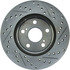 227.44135R by CENTRIC - Select Sport Drilled & Slotted Rotor, Right