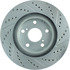 227.44146R by CENTRIC - Select Sport Drilled & Slotted Rotor, Right