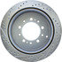 227.44157L by CENTRIC - Select Sport Drilled & Slotted Rotor, Left