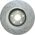 227.44158R by CENTRIC - Select Sport Drilled & Slotted Rotor, Right
