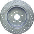 227.44159L by CENTRIC - Select Sport Drilled & Slotted Rotor, Left