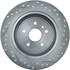 227.44159R by CENTRIC - Select Sport Drilled & Slotted Rotor, Right