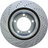 227.44162L by CENTRIC - Select Sport Drilled & Slotted Rotor, Left