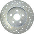 227.44165L by CENTRIC - Select Sport Drilled & Slotted Rotor, Left