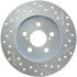 Centric 227.44165R Disc Brake Rotor Select Sport Drilled & Slotted Rotor, Right