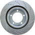 227.44162R by CENTRIC - Select Sport Drilled & Slotted Rotor, Right