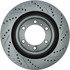 227.44174R by CENTRIC - Select Sport Drilled & Slotted Rotor, Right