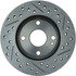 227.45034R by CENTRIC - Select Sport Drilled & Slotted Rotor, Right