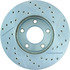 227.45068R by CENTRIC - Select Sport Drilled & Slotted Rotor, Right