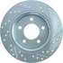 227.45067R by CENTRIC - Select Sport Drilled & Slotted Rotor, Right