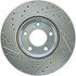 227.45069L by CENTRIC - Select Sport Drilled & Slotted Rotor, Left