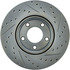 227.45069R by CENTRIC - Select Sport Drilled & Slotted Rotor, Right