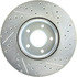 227.45078R by CENTRIC - Select Sport Drilled & Slotted Rotor, Right