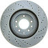 227.45080R by CENTRIC - Select Sport Drilled & Slotted Rotor, Right