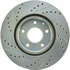 227.45084L by CENTRIC - Select Sport Drilled & Slotted Rotor, Left