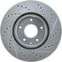 227.45084R by CENTRIC - Select Sport Drilled & Slotted Rotor, Right