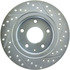 Centric 227.45085R Disc Brake Rotor Select Sport Drilled & Slotted Rotor, Right