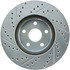 227.44114L by CENTRIC - Select Sport Drilled & Slotted Rotor, Left