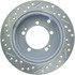 227.46047L by CENTRIC - Select Sport Drilled & Slotted Rotor, Left