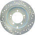 227.46047R by CENTRIC - Select Sport Drilled & Slotted Rotor, Right