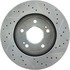 227.46061R by CENTRIC - Select Sport Drilled & Slotted Rotor, Right