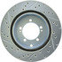Centric 227.46065L Disc Brake Rotor Select Sport Drilled & Slotted Rotor, Left