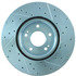 Centric 227.46064R Disc Brake Rotor Select Sport Drilled & Slotted Rotor, Right