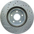 227.47012L by CENTRIC - Select Sport Drilled & Slotted Rotor, Left