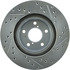 227.47012R by CENTRIC - Select Sport Drilled & Slotted Rotor, Right