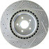227.47019L by CENTRIC - Select Sport Drilled & Slotted Rotor, Left