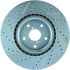Centric 227.47022L Disc Brake Rotor Select Sport Drilled & Slotted Rotor, Left