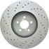 227.47024L by CENTRIC - Select Sport Drilled & Slotted Rotor, Left